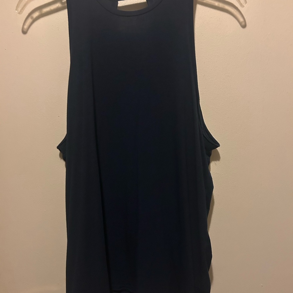 Alala Open Back Navy Tank Top